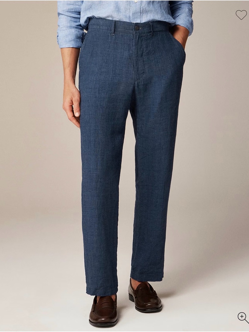 J.Crew Classic-fit linen trouser